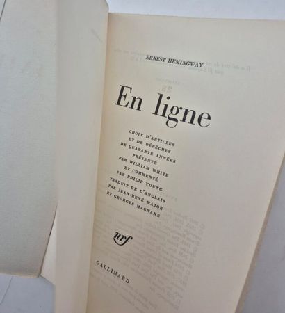 HEMINGWAY, Ernest. Online. A selection of...