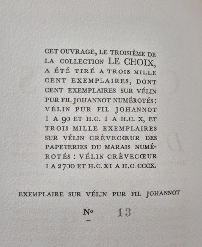 MONTHERLANT, Henry de. A collection of 7...