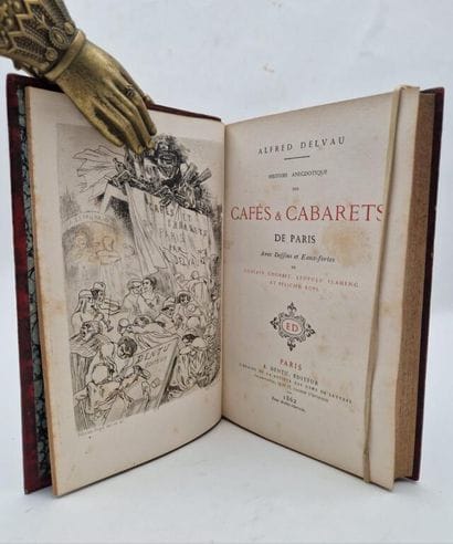 DELVAU, Alfred. Cafés & Cabarets of Paris....