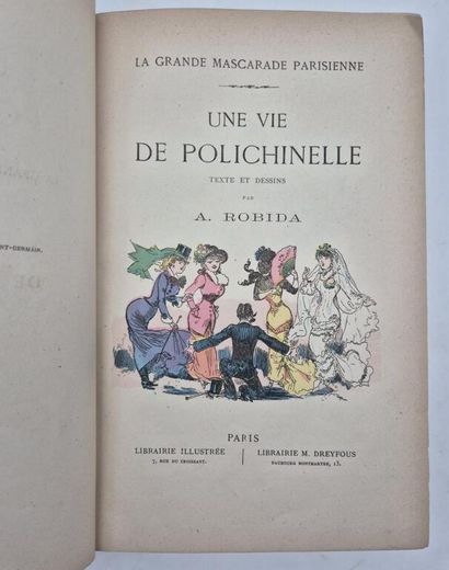 ROBIDA, Albert. The Great Parisian Masquerade:...
