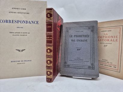 GIDE, André. A collection of 4 works, including...