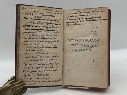 VOLTAIRE. Portable Philosophical Dictionary.

A...