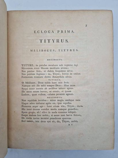 VIRGIL. Publi Virgili Maronis Bucolica, Georgica,...
