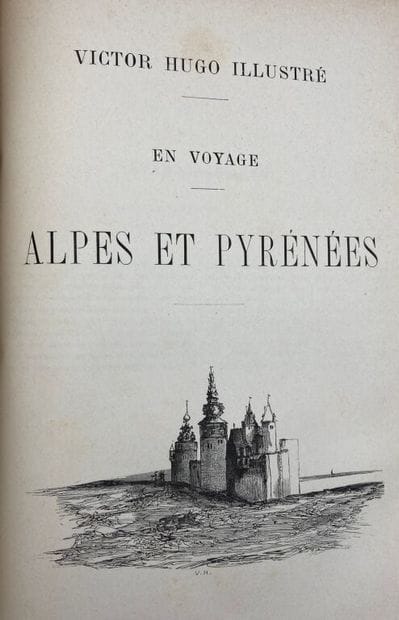 HUGO (Victor). On a Journey. The Rhine. Drawings...
