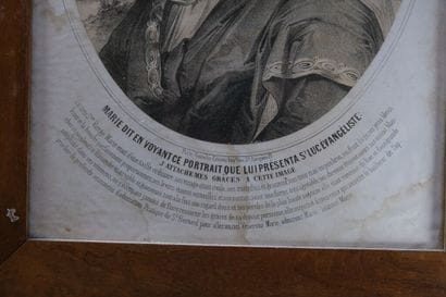 [CATHOLICISME]. 
Ensemble de cinq estampes...