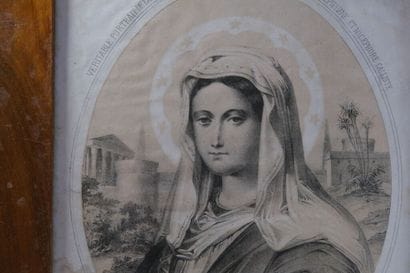 [CATHOLICISME]. 
Ensemble de cinq estampes...