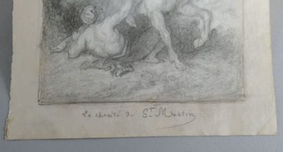 Travail français, milieu XIXe siècle
La Chahutée...
