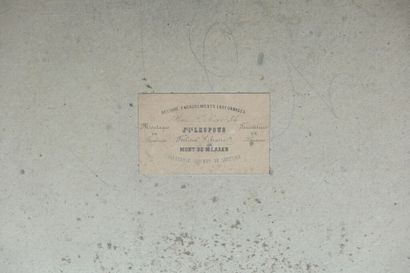 École française, vers 1850. 
Barques de pêcheurs...