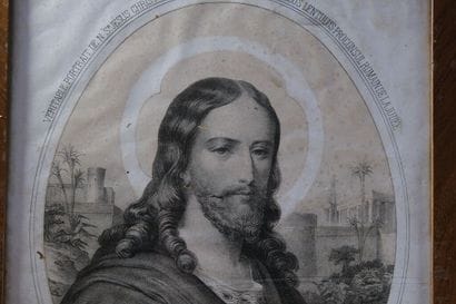 [CATHOLICISME]. 
Ensemble de cinq estampes...
