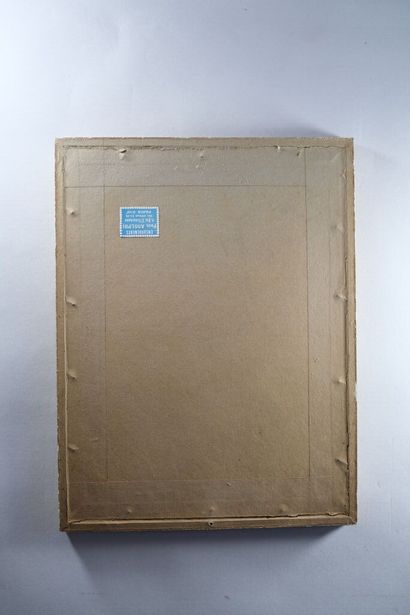 Ensemble de 6 gravures encadrées dont :
-...