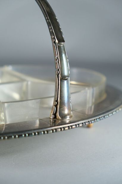 Monture de présentoir en argent 925 ‰, poinçon...
