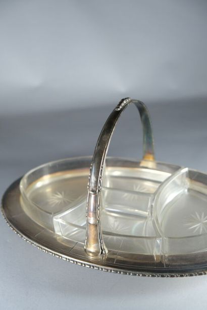 Monture de présentoir en argent 925 ‰, poinçon...