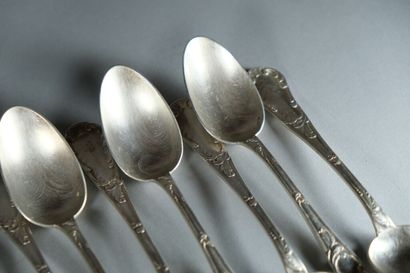 Parties de ménagères en métal argenté : 

*...