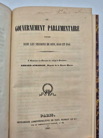 [MONARCHIE DE JUILLET]. Mélanges politiques.

In-8,...