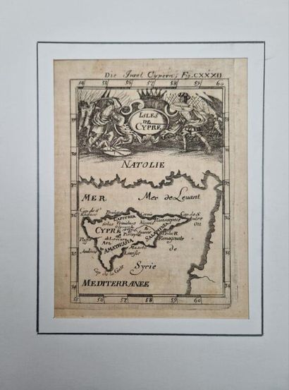 [CHYPRE - PROCHE ORIENT]. Deux cartes du...