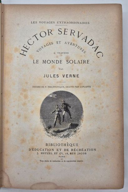 VERNE, Jules. Hector Servadac. Voyages et...