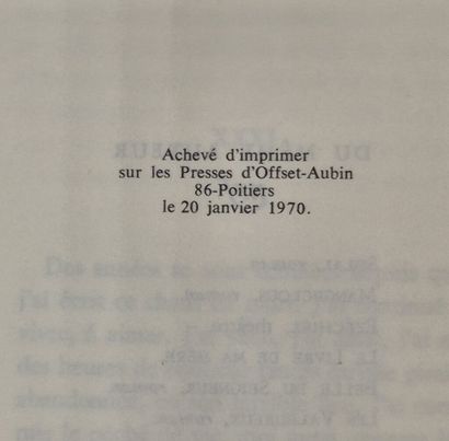 COHEN, Albert. Le Livre de ma mère.

Paris,...