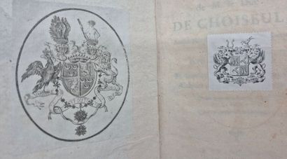 CHOISEUL, Étienne-François de. Mémoires de...