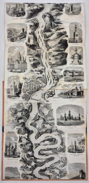 [RHIN]. Halenza's Neuestes Rhein-Panorama...