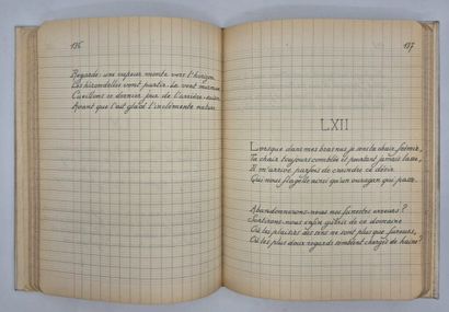 REY, Maurice. Manuscrit recopié de ses parutions...