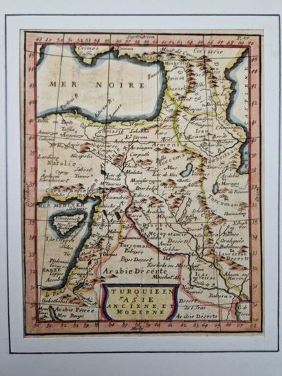 [CHYPRE - PROCHE ORIENT]. Deux cartes du...