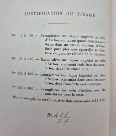 STENDHAL et ROBAUDI Alcide. Le Rouge et le...