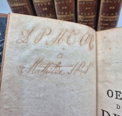 POPE, Alexandre. Oeuvres diverses [...] traduites...