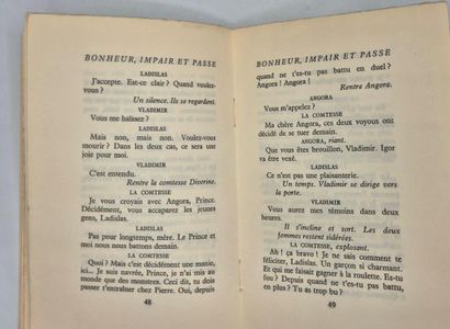 SAGAN, Françoise. Bonheur impair et passe.

Paris,...