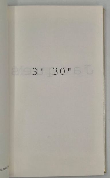 MONORY, Jacques. 3'30''.

Paris, Jannink,...