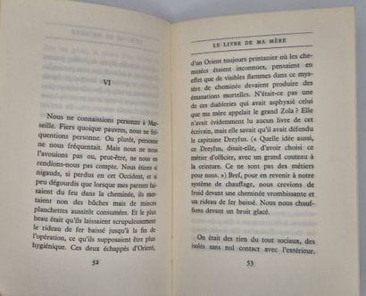COHEN, Albert. Le Livre de ma mère.

Paris,...