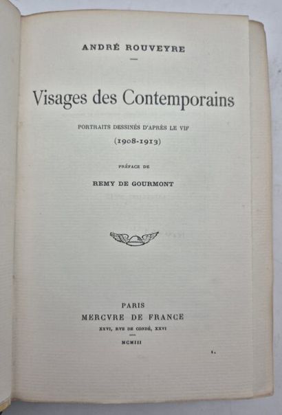 ROUVEYRE, André. Visages des contemporains.

Edition...