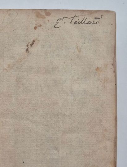 OSSAT, Arnaud d'. Lettres de l'illustrissime...