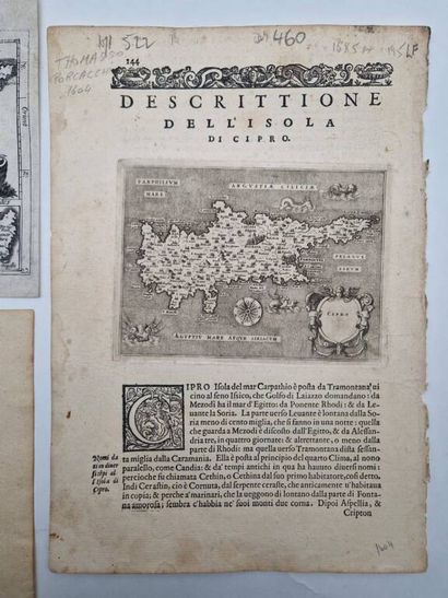 [CHYPRE]. Réunion de cartes de la Renaissance...