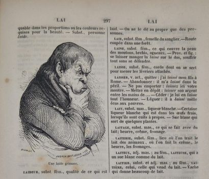 [DAUMIER]. Vocabulaire des enfants, dictionnaire...