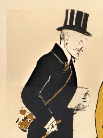 SEM, Georges Goursat dit. Lithographie en...