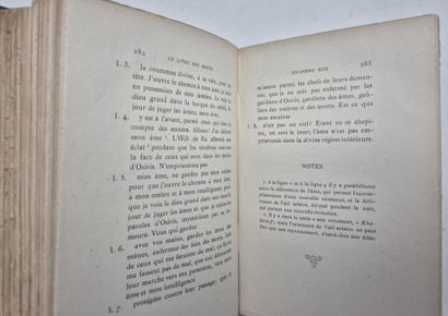 [EGYPTE] PIERRET, Paul. Le Livre des morts...