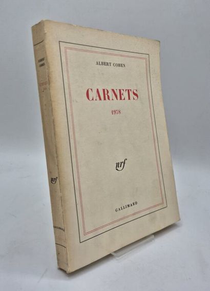 COHEN, Albert. Carnets. 1978.

Edition originale....