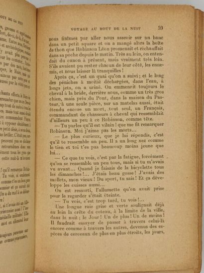 CÉLINE, Louis-Ferdinand. Voyage au bout de...