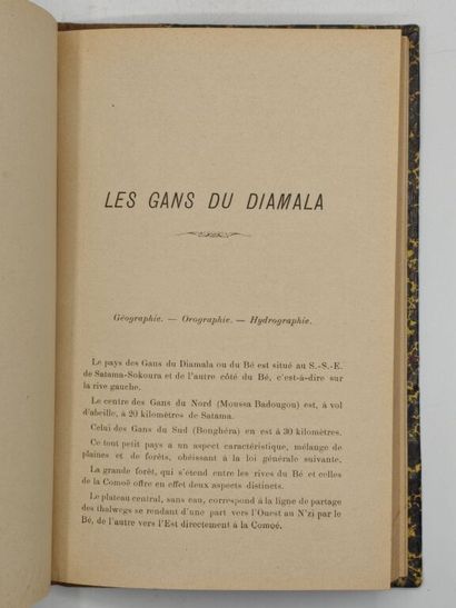 [CÔTE D'IVOIRE]. Études, notes et renseignements.

Rare...