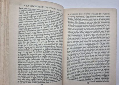 PROUST, Marcel. À l'Ombre des jeunes filles...