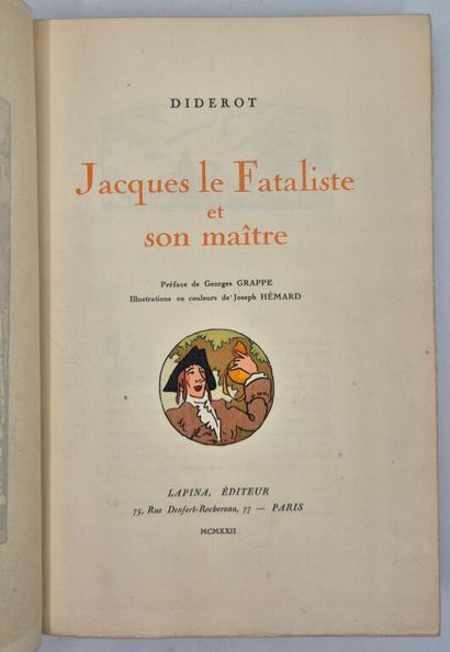 DIDEROT, Denis et HÉMARD, Joseph. Jacques...