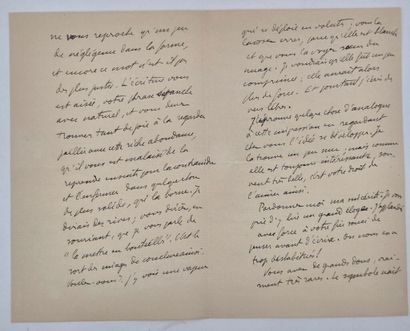 MOCKEL, Albert. Lettre autographe signée...