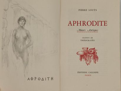 LOUŸS, Pierre et THÉOCRATÈS. Aphrodite. Moeurs...