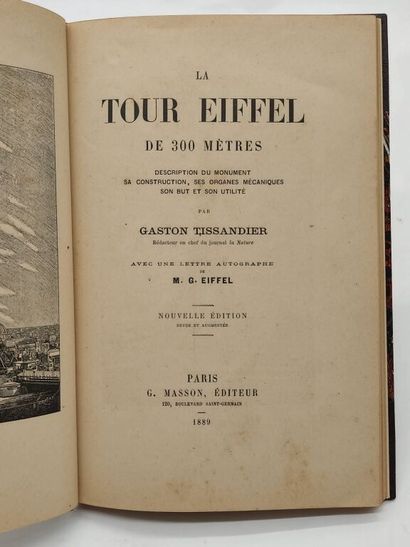 [PARIS]TISSANDIER, Gaston. La Tour Eiffel...