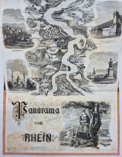 [RHIN]. Halenza's Neuestes Rhein-Panorama...