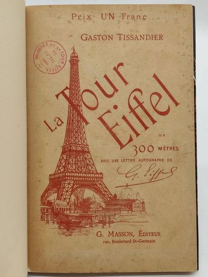 [PARIS]TISSANDIER, Gaston. La Tour Eiffel...