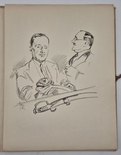 [CARICATURE] PAZZI. Hôtel Drouot 1934.

in-4...