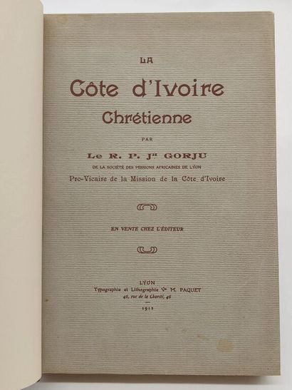 [CÔTE D'IVOIRE - EVANGÉLISATION]GORJU, Joseph....