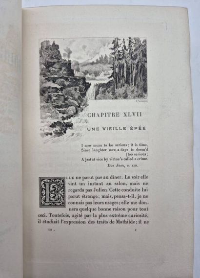 STENDHAL et ROBAUDI Alcide. Le Rouge et le...