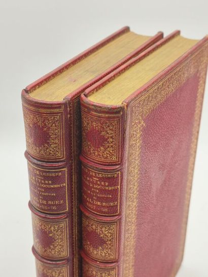 LESSEPS, Ferdinand de. Lettres, journal et...